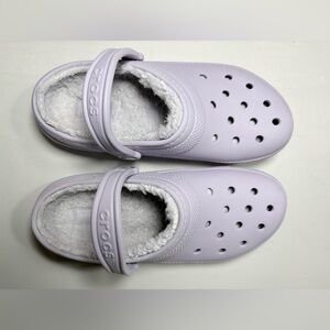 CROCS Classic Clog with Plush Lining - Light Lavender